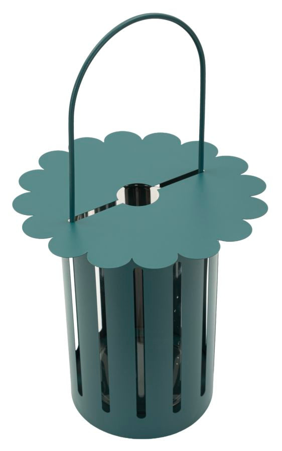 Laterne Saturno Petrol Metall – Windlicht Deko