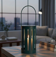 Laterne Saturno Petrol Metall – Windlicht Deko