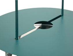 Laterne Saturno Twist Petrol Metall – Windlicht Deko