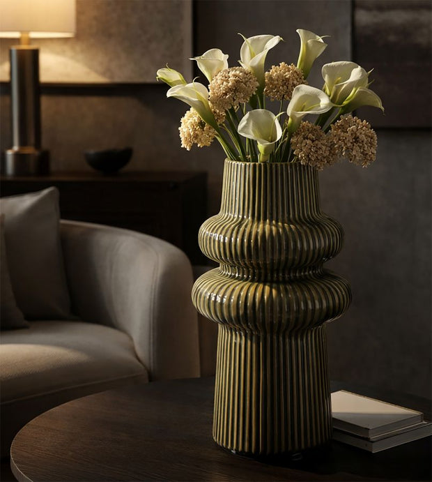 Blumenvase Harmony Grün 36 cm – Dekovase