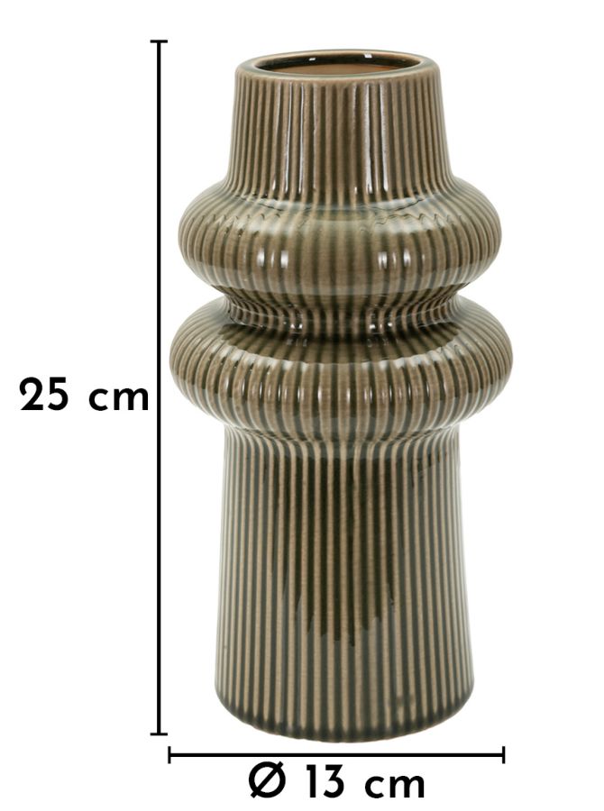 Blumenvase Harmony Grün 25 cm – Dekovase
