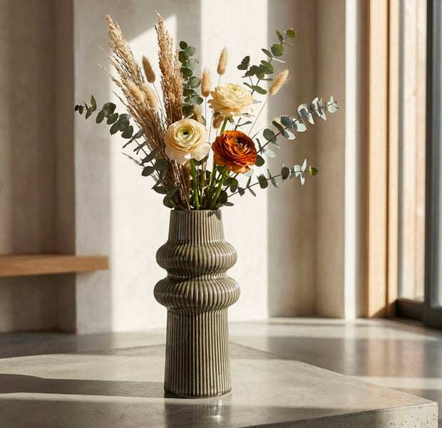 Blumenvase Harmony Grün 25 cm – Dekovase