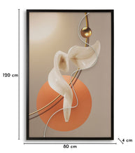 LED-Bild Abstrakt Bunt 80×120 cm A – Leinwandbild Deko