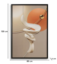 LED-Bild Abstrakt Bunt 80×120 cm B – Leinwandbild Deko