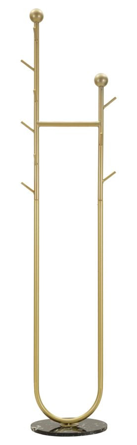 Kleiderständer Stand Gold Schwarz 175 cm – Garderobe