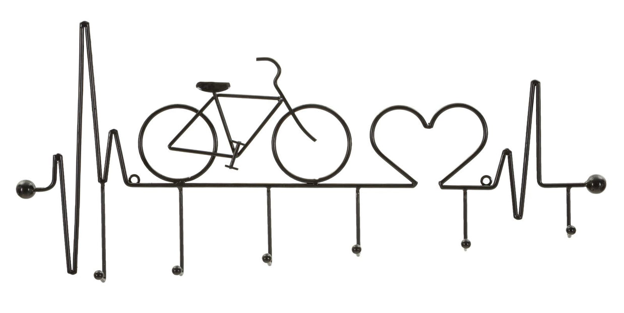 Garderobe Fahrrad Schwarz – Hakenleiste Flur