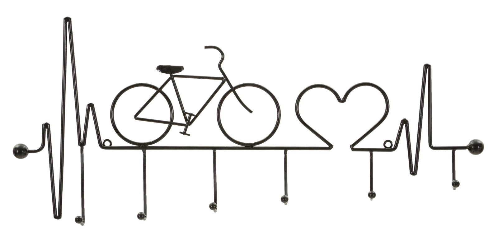 Garderobe Fahrrad Schwarz – Hakenleiste Flur