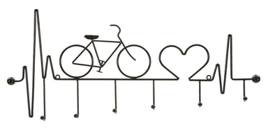 Garderobe Fahrrad Schwarz – Hakenleiste Flur