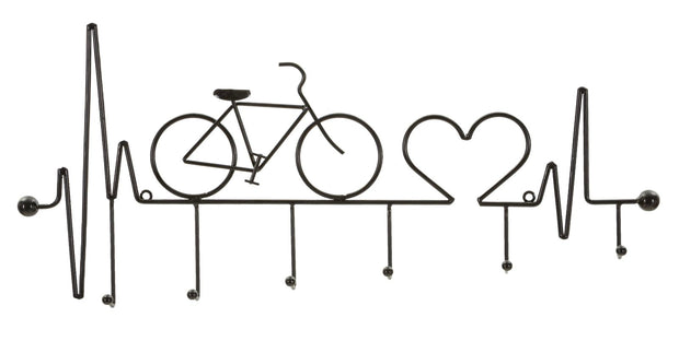 Garderobe Fahrrad Schwarz – Hakenleiste Flur
