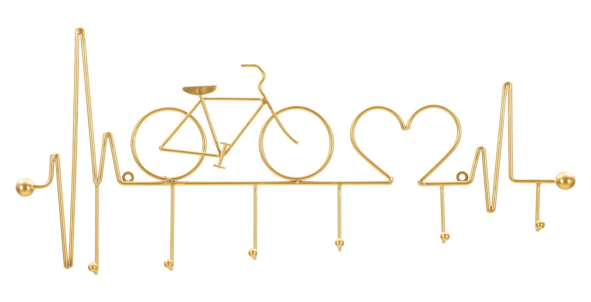 Garderobe Fahrrad Gold – Hakenleiste Flur