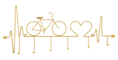 Garderobe Fahrrad Gold – Hakenleiste Flur