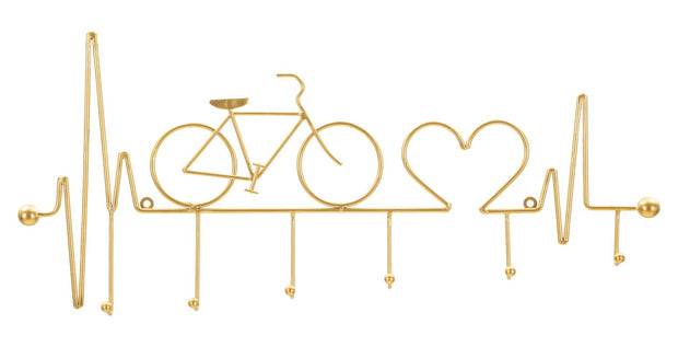 Garderobe Fahrrad Gold – Hakenleiste Flur