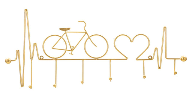 Garderobe Fahrrad Gold – Hakenleiste Flur