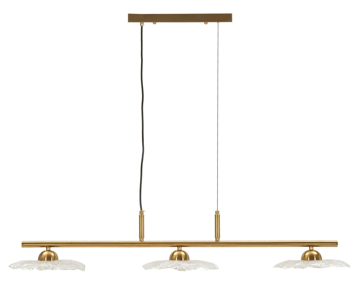 Deckenleuchte Transparent Gold 18 cm – Deckenlampe