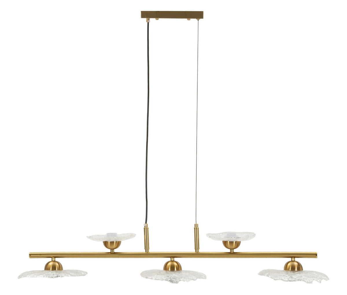 Deckenleuchte Transparent Gold 24 cm – Deckenlampe