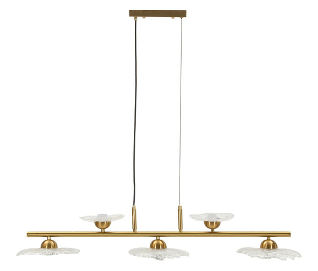 Deckenleuchte Transparent Gold 24 cm – Deckenlampe