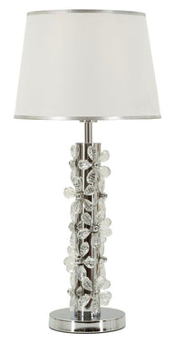 Tischlampe Silber 74 cm – Tischleuchte