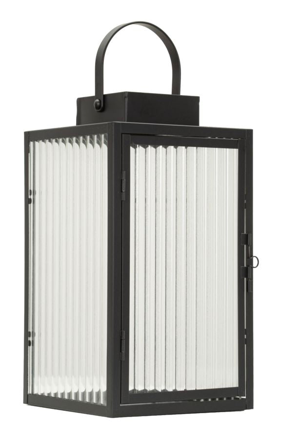 Laterne Simply Schwarz Metall Klein – Windlicht Deko