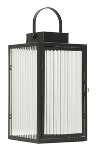Laterne Simply Schwarz Metall Klein – Windlicht Deko