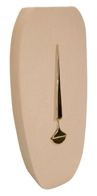 Wandpaneel Minimal Braun Gold 39,5 cm – Wanddeko