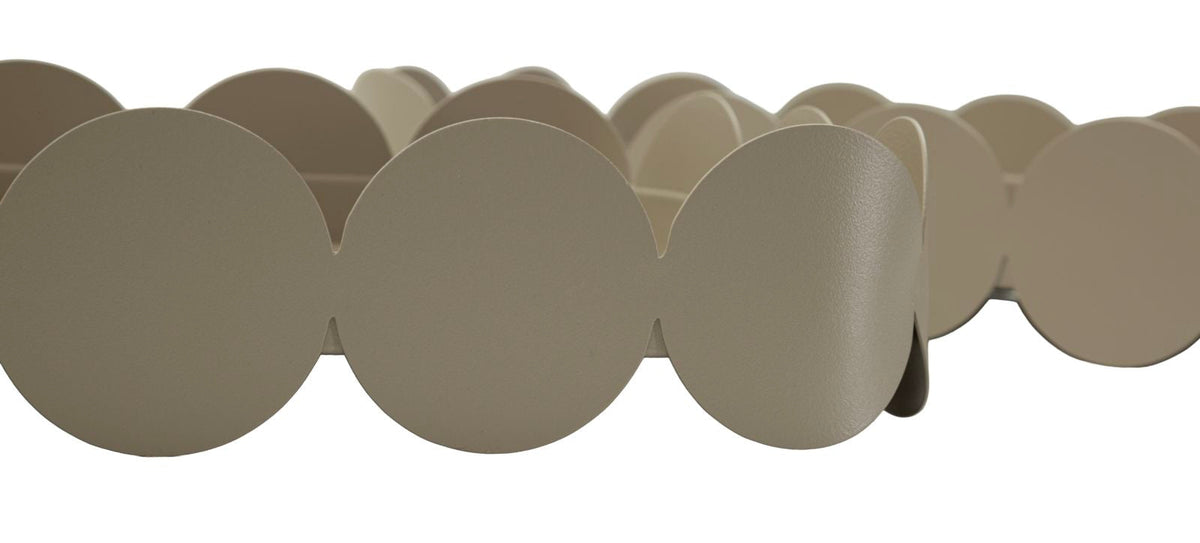 Dekotablett Saturno Taupe Eckig 2er Set – Serviertablett