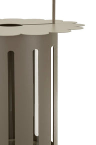 Laterne Saturno Taupe Metall – Windlicht Deko