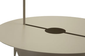 Laterne Saturno Twist Taupe Metall – Windlicht Deko