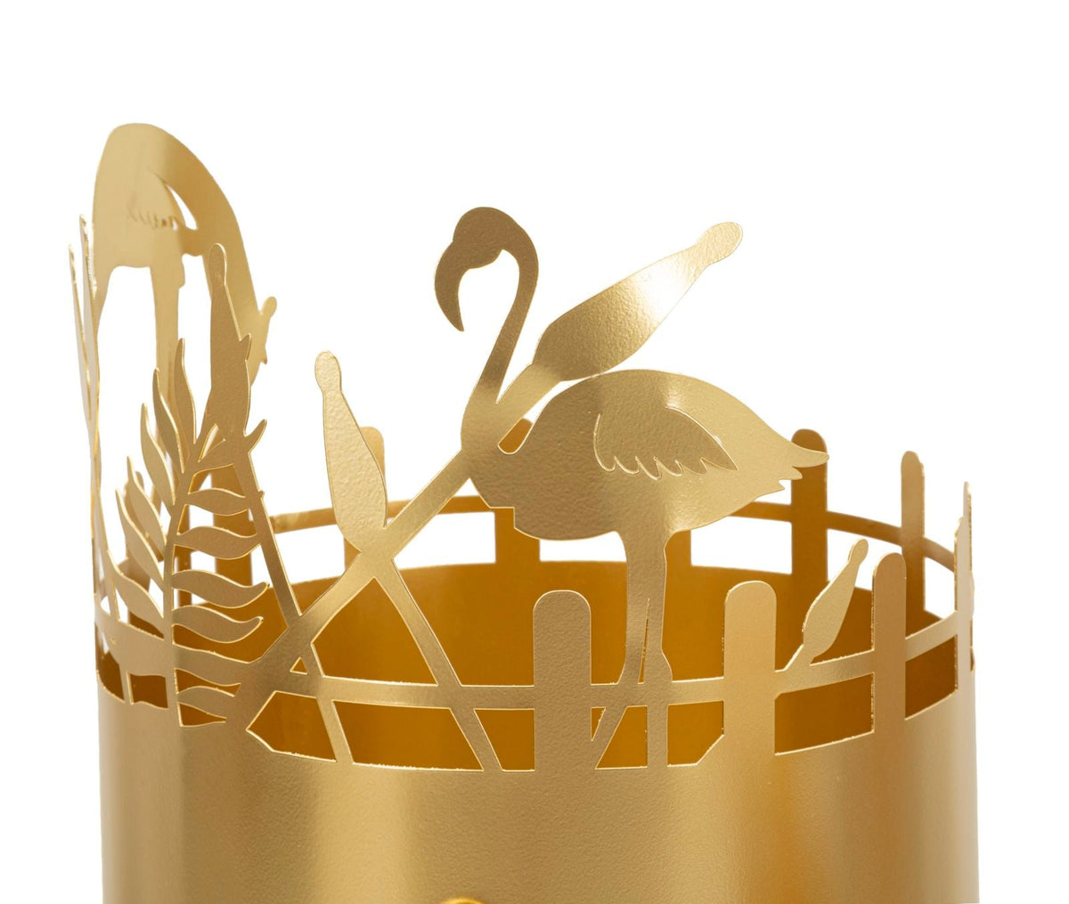 Blumenständer Flamingo Gold 79 cm – Pflanzenständer