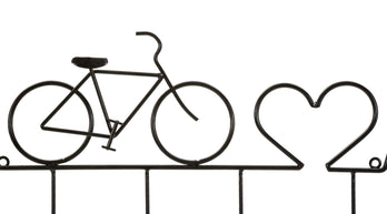 Garderobe Fahrrad Schwarz – Hakenleiste Flur