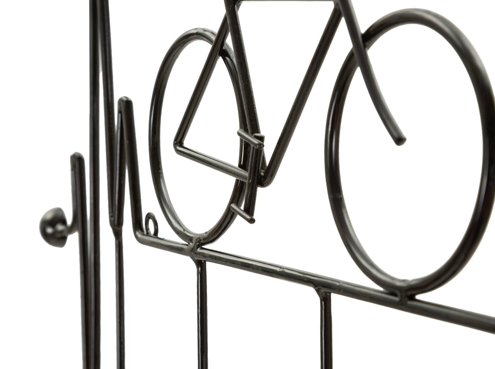 Garderobe Fahrrad Schwarz – Hakenleiste Flur