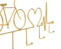 Garderobe Fahrrad Gold – Hakenleiste Flur