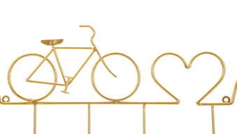 Garderobe Fahrrad Gold – Hakenleiste Flur