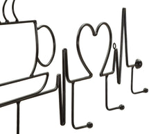 Garderobe Kaffeetasse Schwarz – Hakenleiste Flur