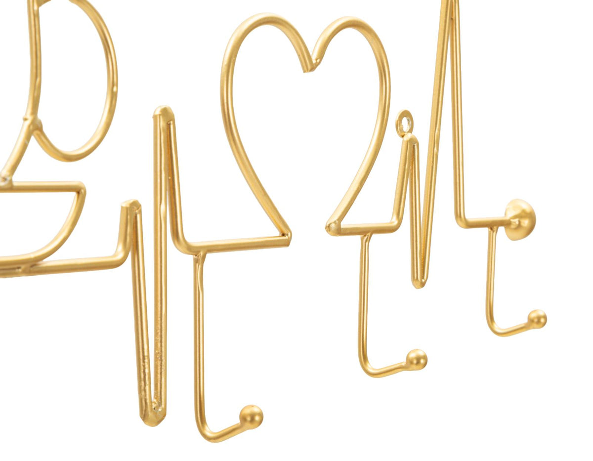 Garderobe Kaffeetasse Gold – Hakenleiste Flur