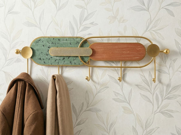 Garderobe Apollo Geometrisch Bunt – Hakenleiste Flur