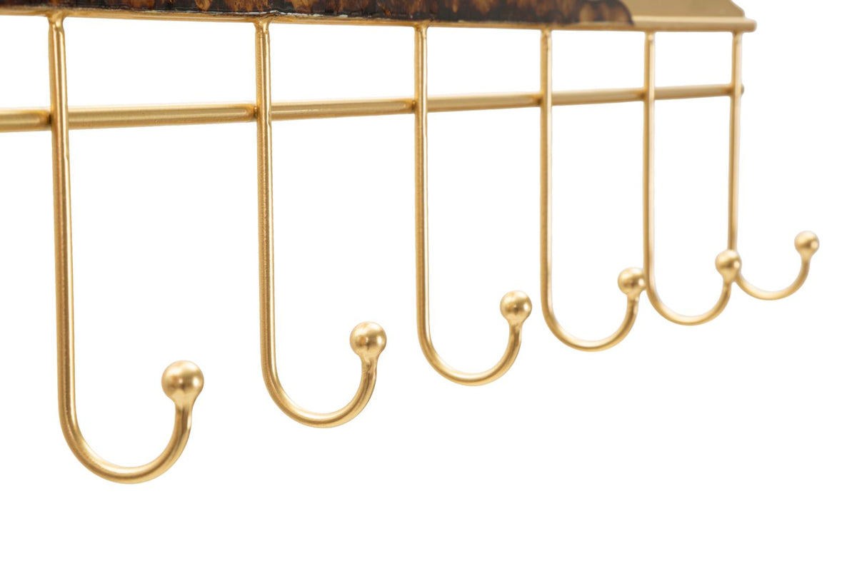 Garderobe Berge Gold Bunt – Hakenleiste Flur