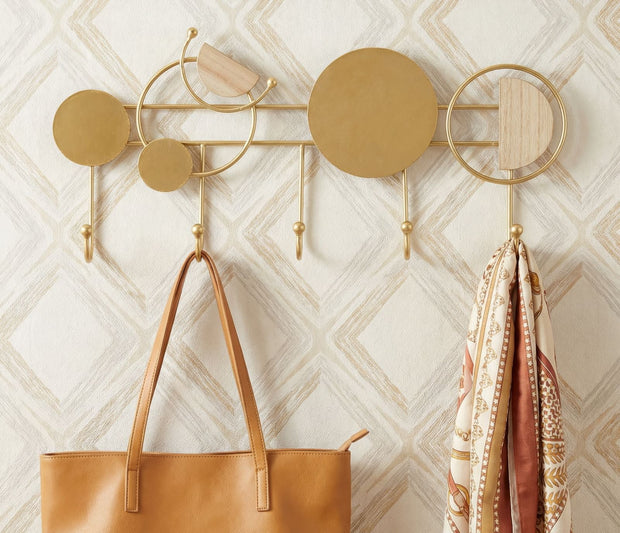 Garderobe Wednesday Gold Bunt – Hakenleiste Flur