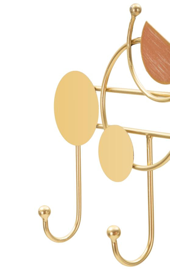 Garderobe Wednesday Gold Bunt – Hakenleiste Flur