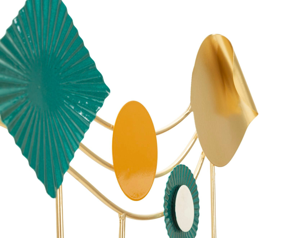 Garderobe Sunday Gold Bunt – Hakenleiste Flur