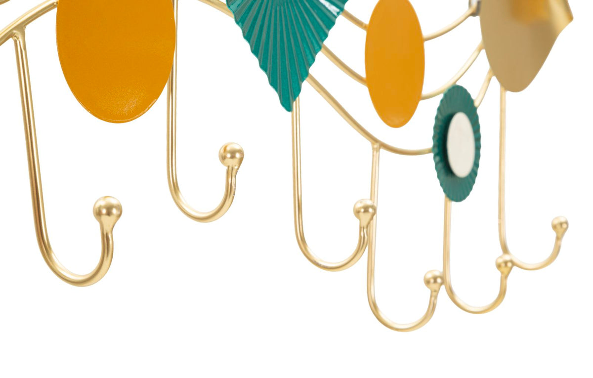 Garderobe Sunday Gold Bunt – Hakenleiste Flur