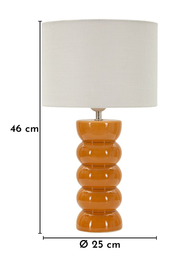 Tischlampe Senfgelb 46 cm – Tischleuchte