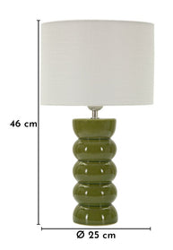 Tischlampe Grün 46 cm – Tischleuchte