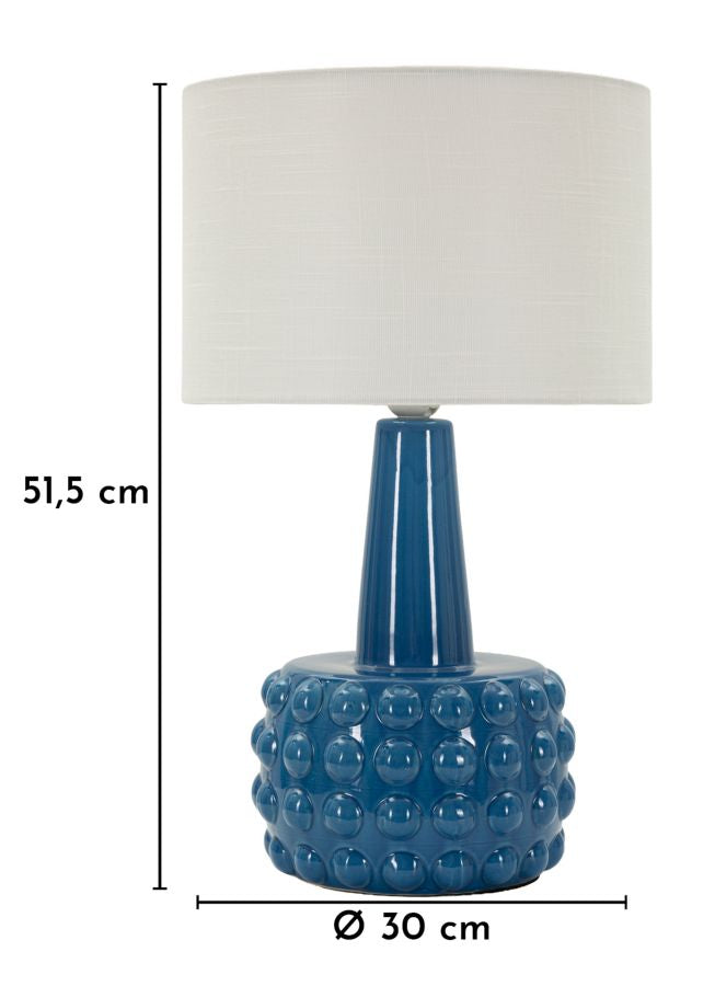Tischlampe Blau 51,5 cm – Tischleuchte