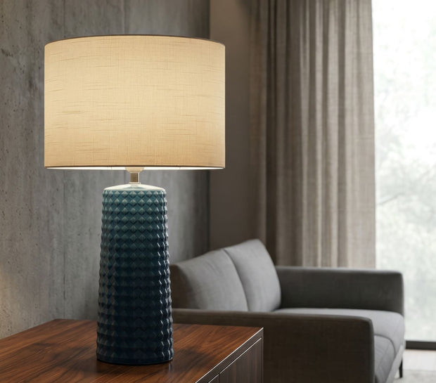 Tischlampe Blau 52 cm – Tischleuchte