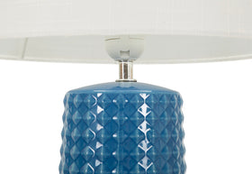 Tischlampe Blau 52 cm – Tischleuchte