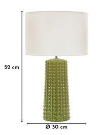 Tischlampe Grün 52 cm – Tischleuchte