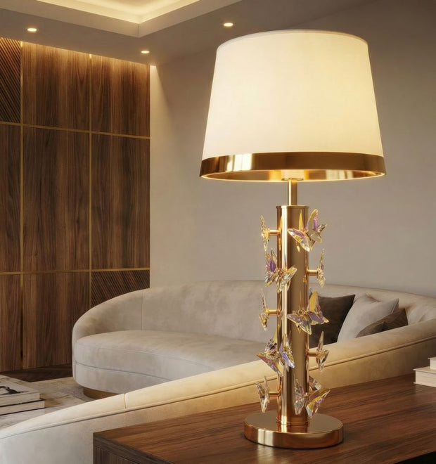 Tischlampe Gold 74 cm – Tischleuchte