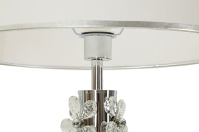 Tischlampe Silber 74 cm – Tischleuchte