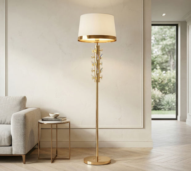 Stehlampe Gold 157 cm – Stehleuchte