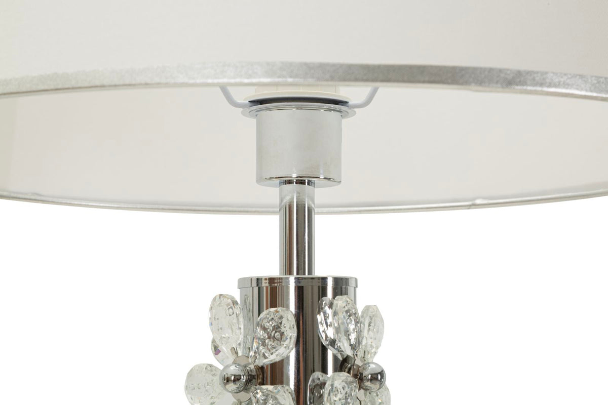 Stehlampe Silber 157 cm – Stehleuchte